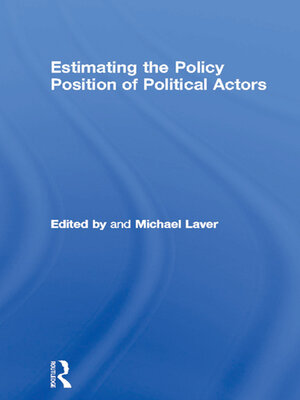 cover image of Estimating the Policy Position of Political Actors